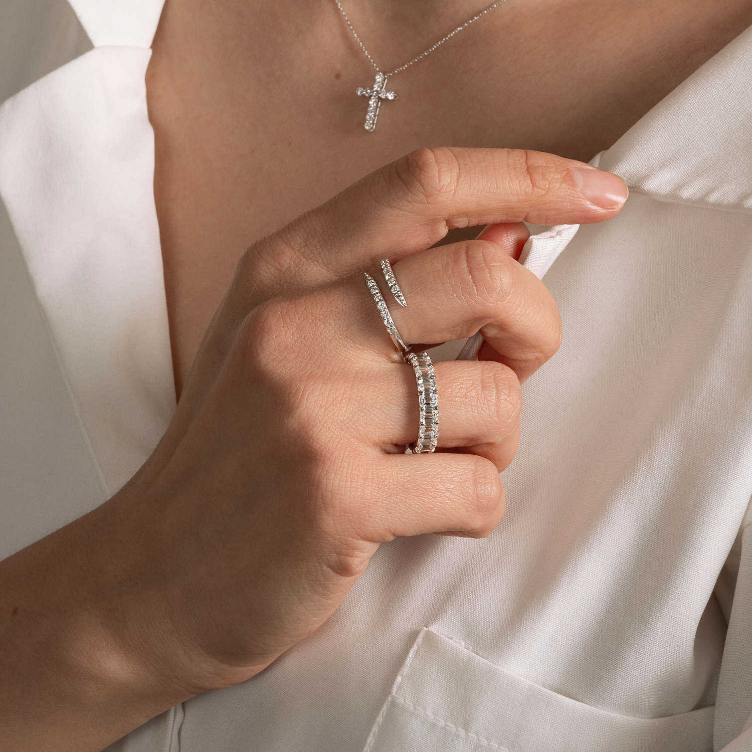 Open Wrap Lab Grown Diamond Ring - AVIR New York